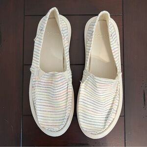Sanuk Donna Color Stripe Shoe -size7